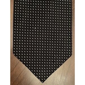 Di Maggio Black Hand Made 100% Silk Men’s Neck Tie Made In Korea